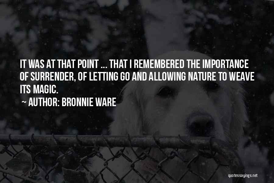 Weave Quotes By Bronnie Ware