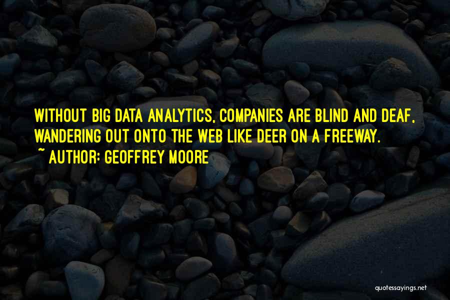 Web Analytics Quotes By Geoffrey Moore