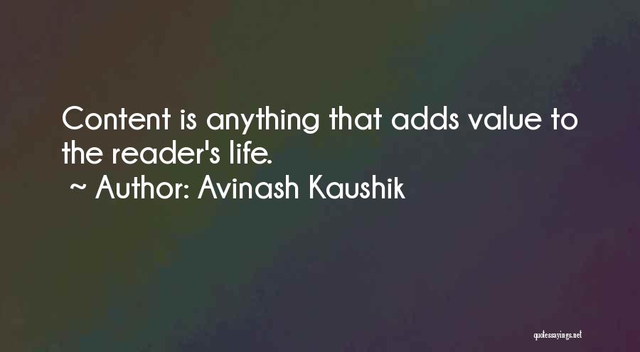 Web Marketing Quotes By Avinash Kaushik