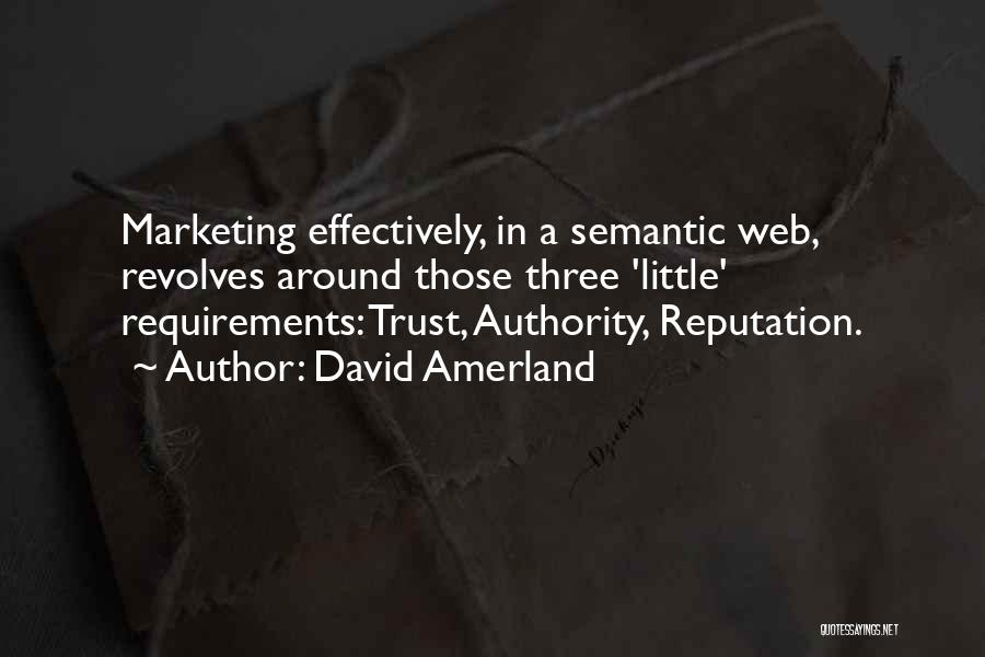 Web Marketing Quotes By David Amerland