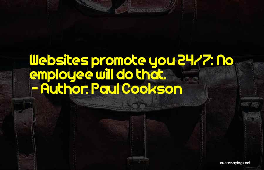 Web Marketing Quotes By Paul Cookson