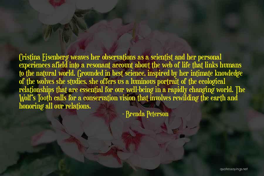 Web Quotes By Brenda Peterson Web Quotes By Brenda Peterson