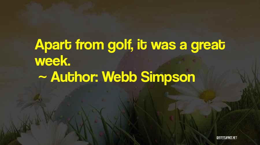 Webb Simpson Quotes 788469