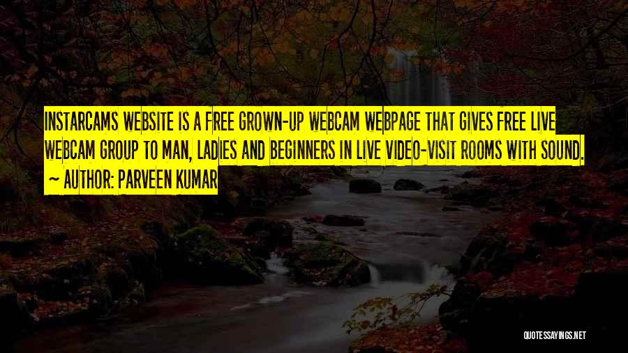Webcam Quotes By Parveen Kumar