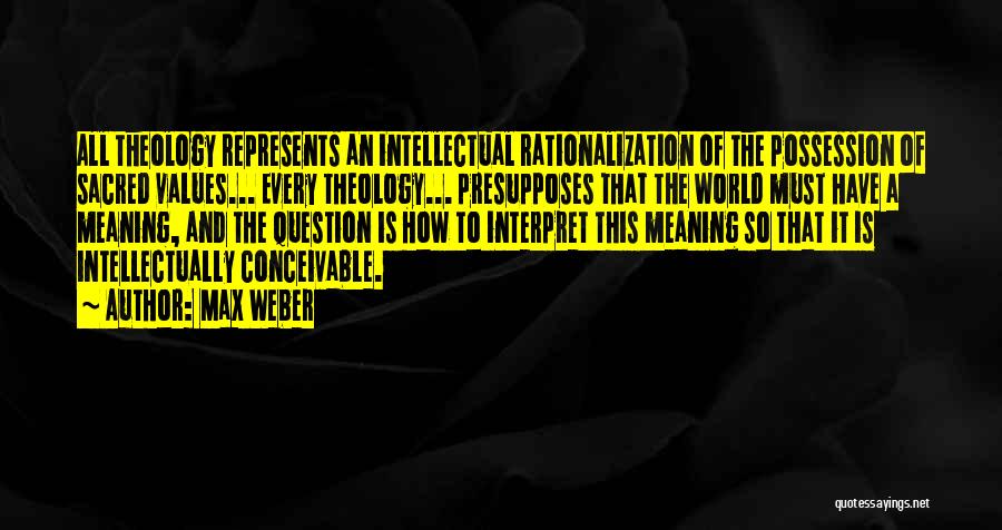 Weber Quotes By Max Weber