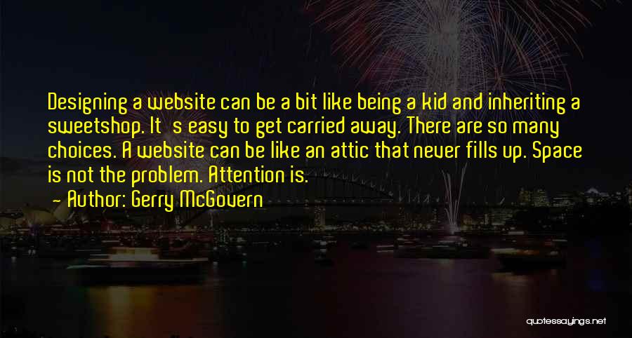 Website Design Quotes By Gerry McGovern