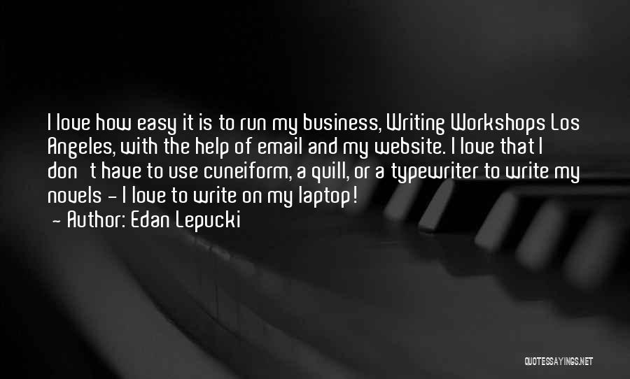 Website Love Quotes By Edan Lepucki