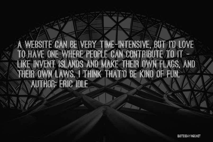 Website Welcome Quotes By Eric Idle