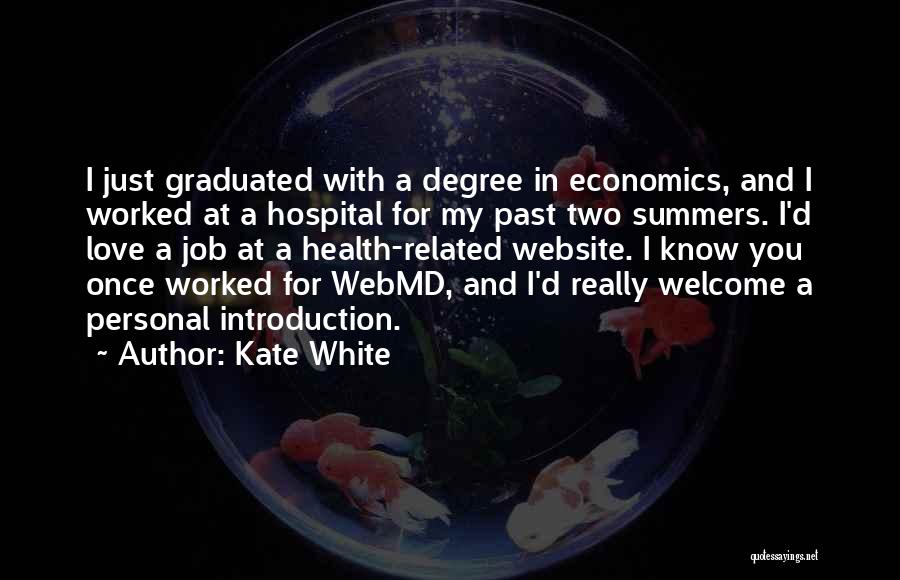 Website Welcome Quotes By Kate White