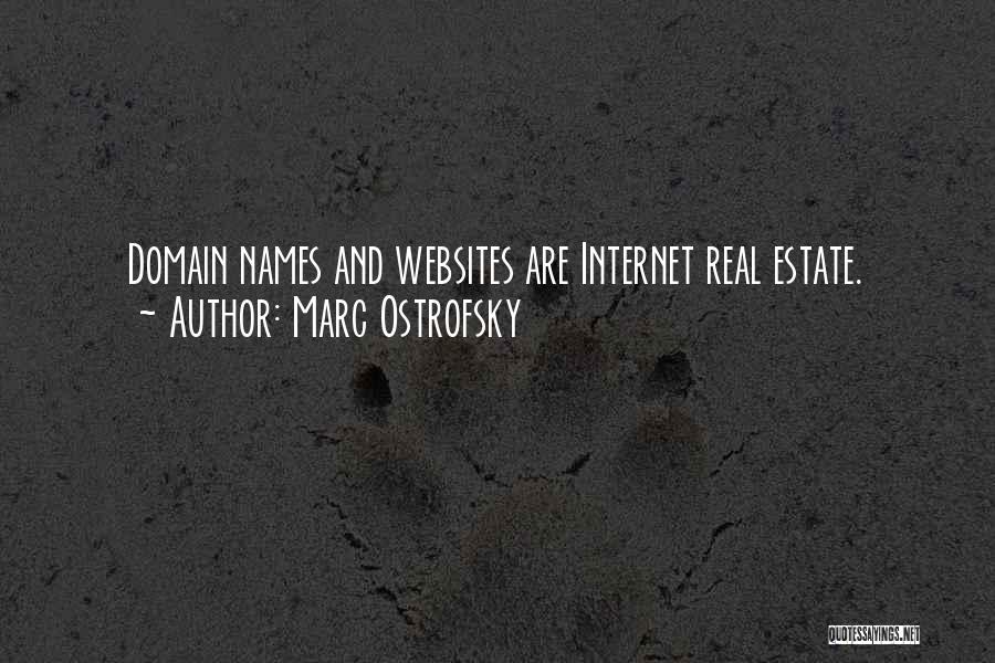 Websites Quotes By Marc Ostrofsky