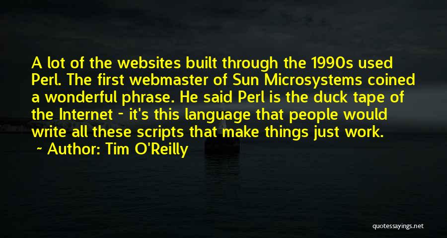 Websites To Make Quotes By Tim O'Reilly