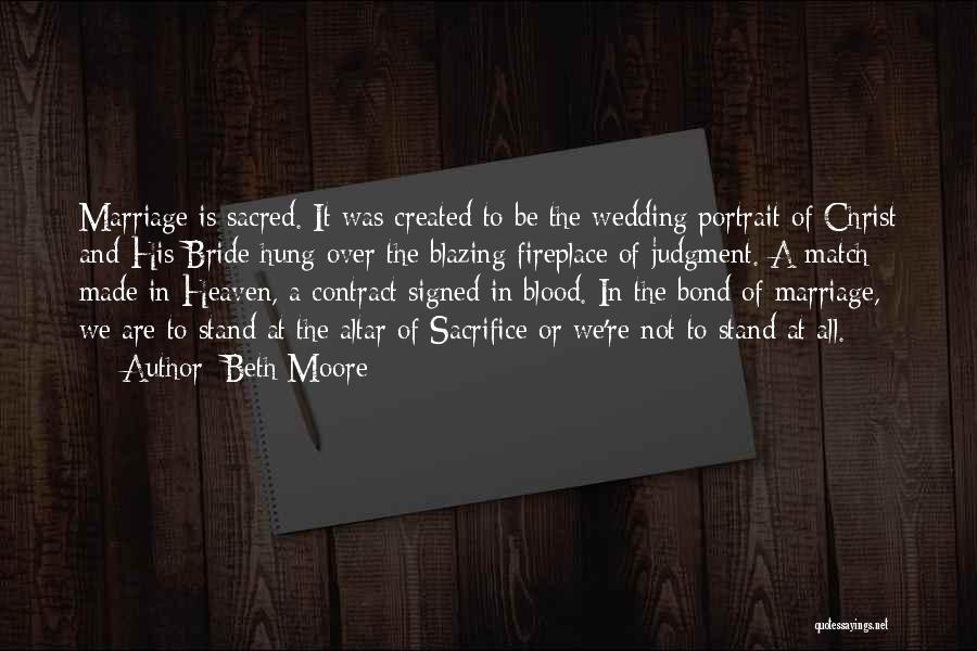 Wedding Altar Quotes By Beth Moore