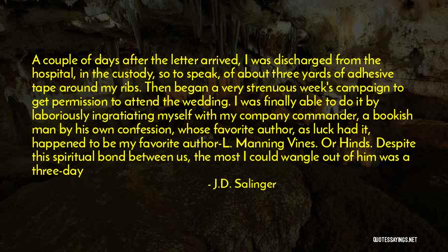 Wedding Attend Quotes By J.D. Salinger Wedding Attend Quotes By J.D. Salinger