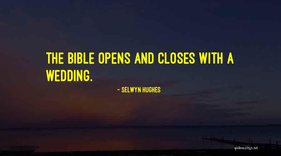 Wedding Bible Quotes By Selwyn Hughes