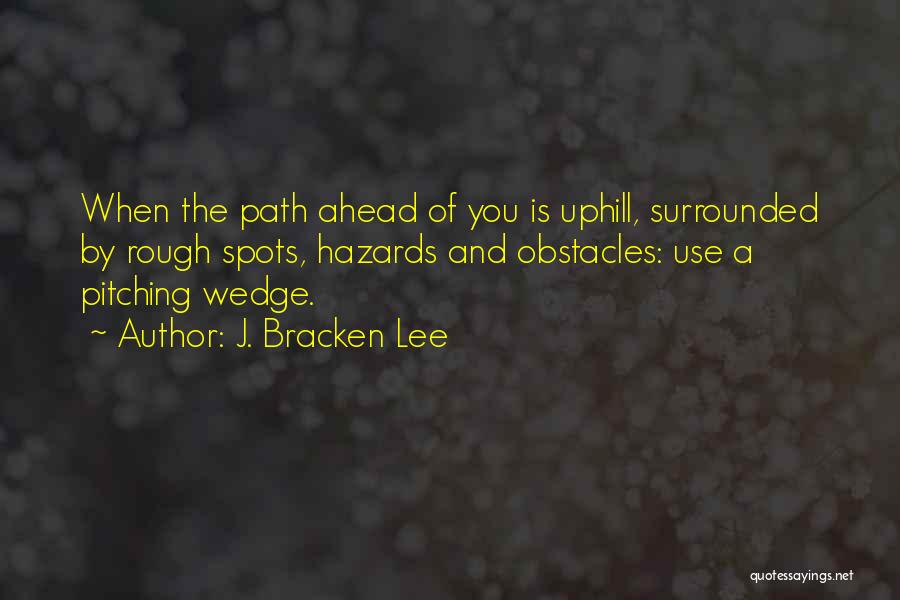 Wedge Quotes By J. Bracken Lee