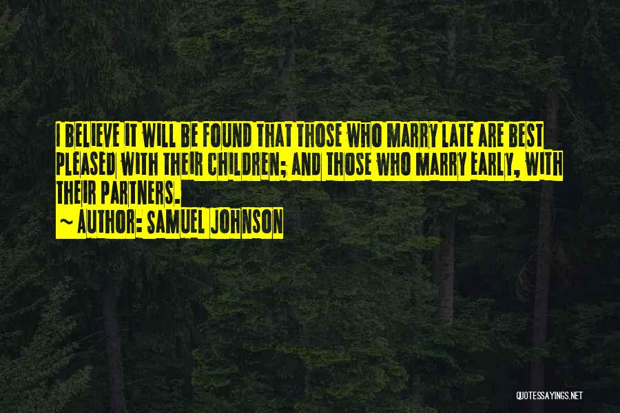 Wedlock Quotes By Samuel Johnson