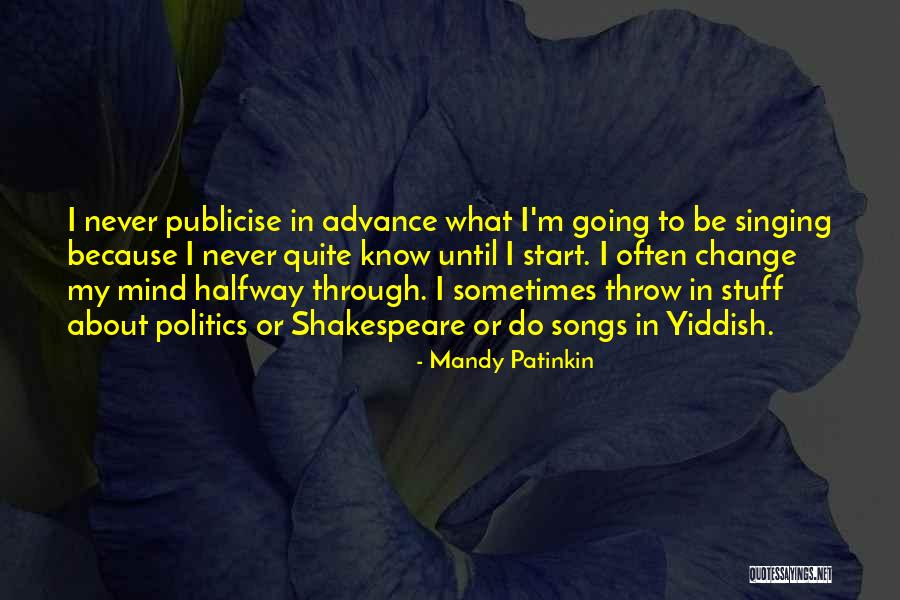 Wedlund Sanitation Quotes By Mandy Patinkin Wedlund Sanitation Quotes By Mandy Patinkin