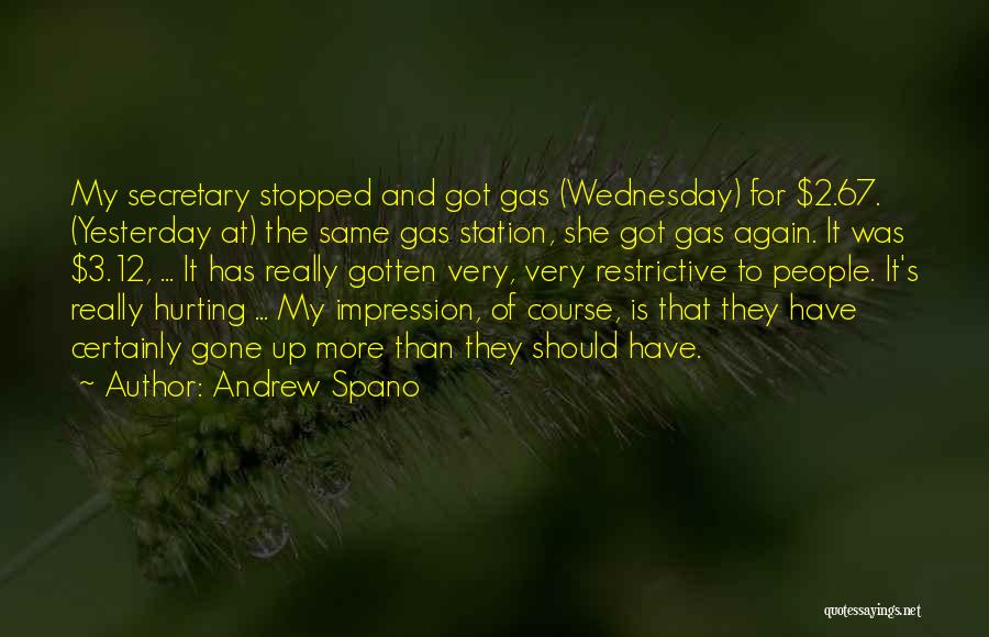 Wednesday Quotes By Andrew Spano