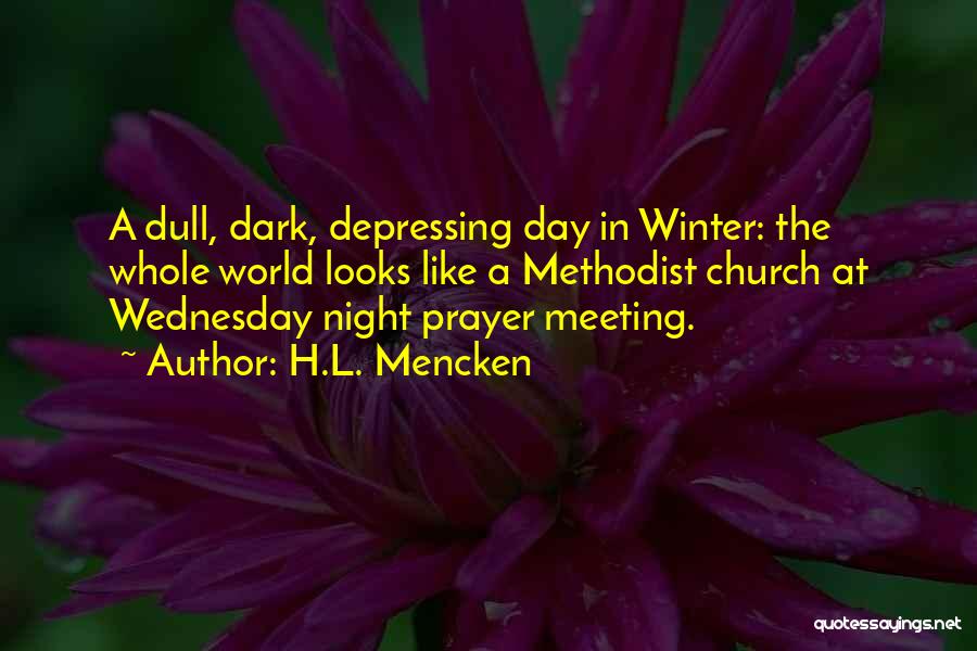 Wednesday Quotes By H.L. Mencken