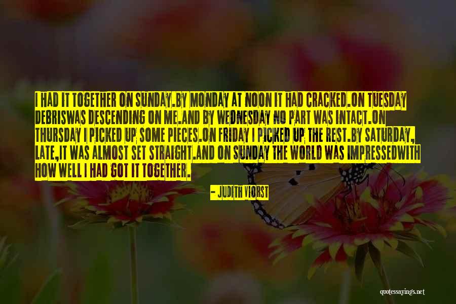 Wednesday Quotes By Judith Viorst Wednesday Quotes By Judith Viorst