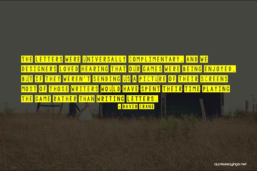 Wedorecover Quotes By David Crane Wedorecover Quotes By David Crane