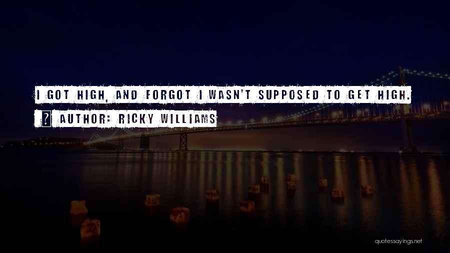 Weed Funny Quotes By Ricky Williams