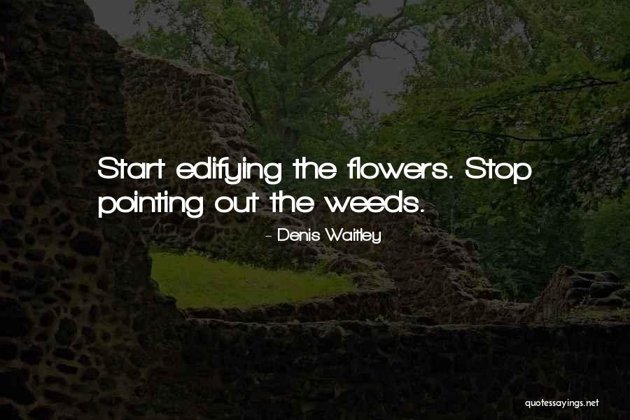 Weed Out Quotes By Denis Waitley Weed Out Quotes By Denis Waitley