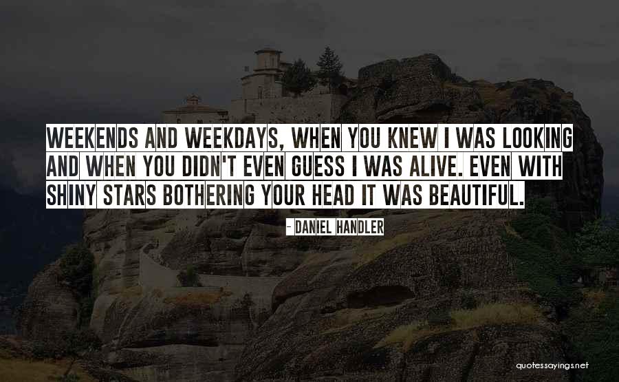 Weekdays And Weekends Quotes By Daniel Handler