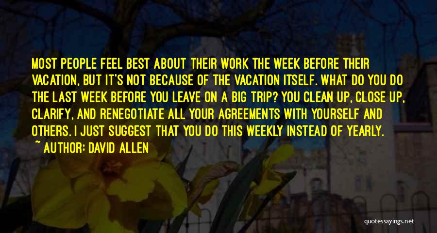 Weekly Quotes By David Allen