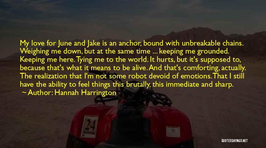 Weighing You Down Quotes By Hannah Harrington