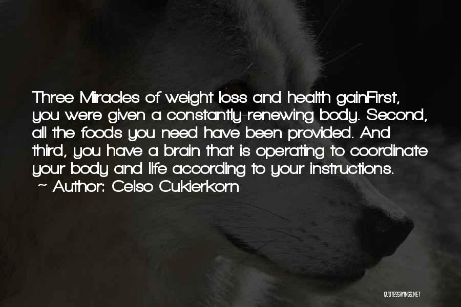 Weight Gain Quotes By Celso Cukierkorn