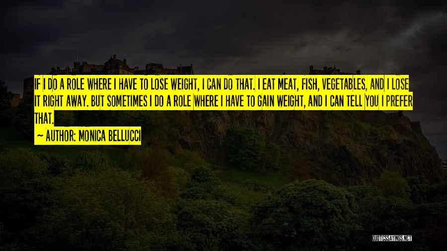 Weight Gain Quotes By Monica Bellucci