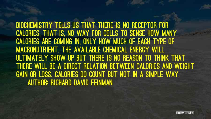 Weight Gain Quotes By Richard David Feinman