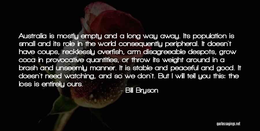 Weight Loss Quotes By Bill Bryson