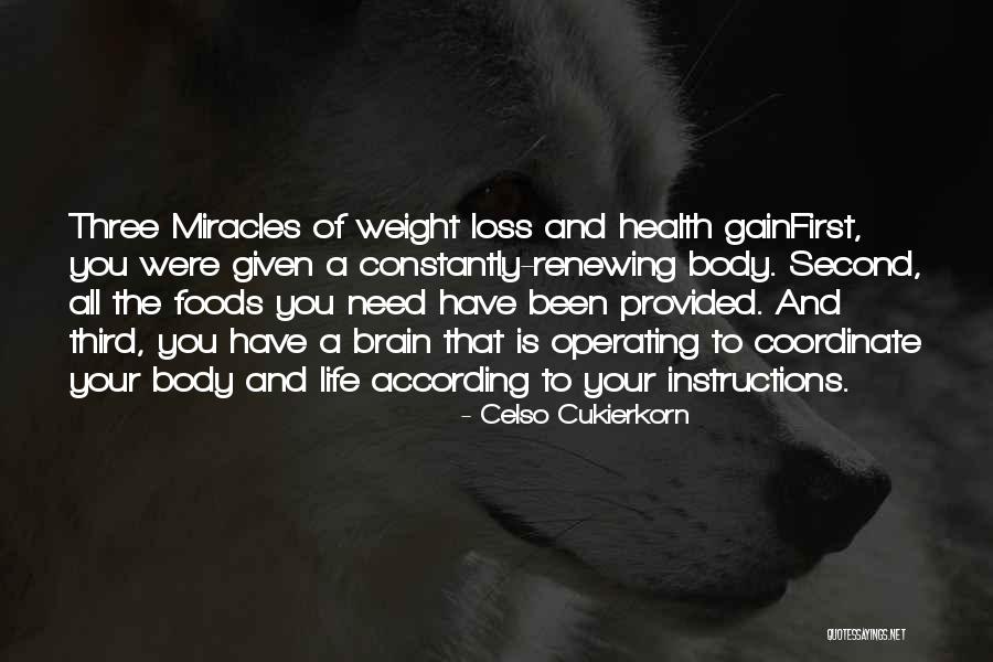 Weight Loss Quotes By Celso Cukierkorn