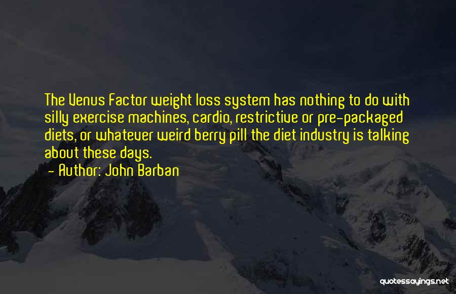 Weight Loss Quotes By John Barban