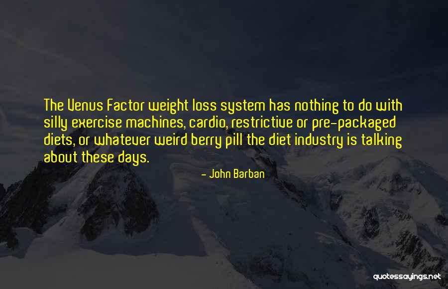 Weight Loss Quotes By John Barban