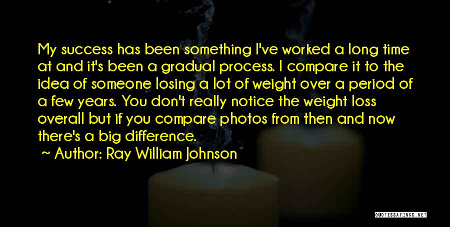 Weight Loss Quotes By Ray William Johnson