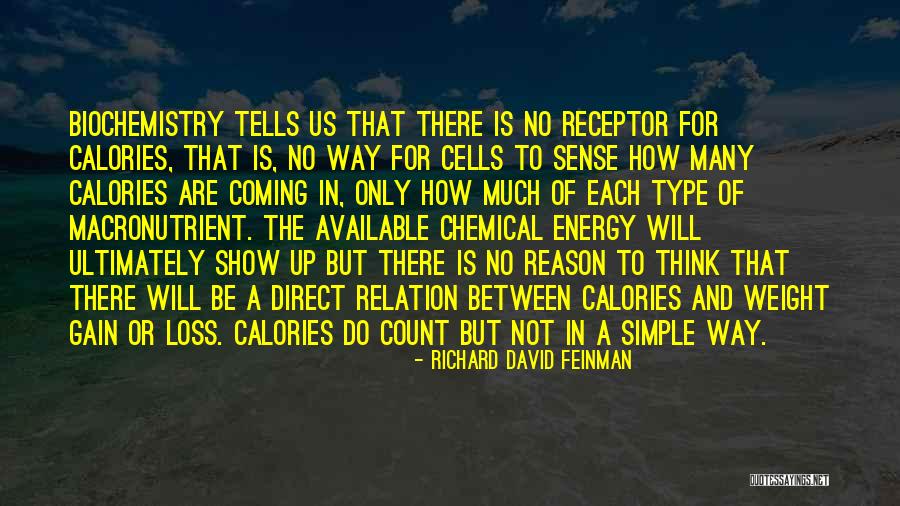 Weight Loss Quotes By Richard David Feinman Weight Loss Quotes By Richard David Feinman
