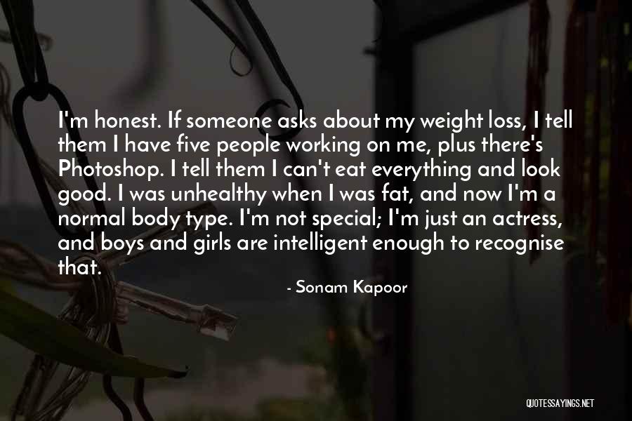 Weight Loss Quotes By Sonam Kapoor