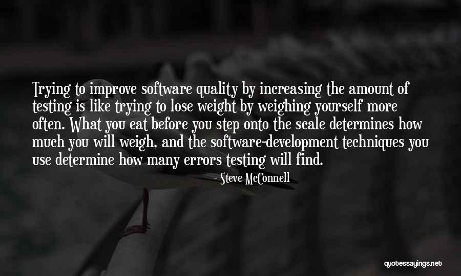 Weight Scale Quotes By Steve McConnell Weight Scale Quotes By Steve McConnell