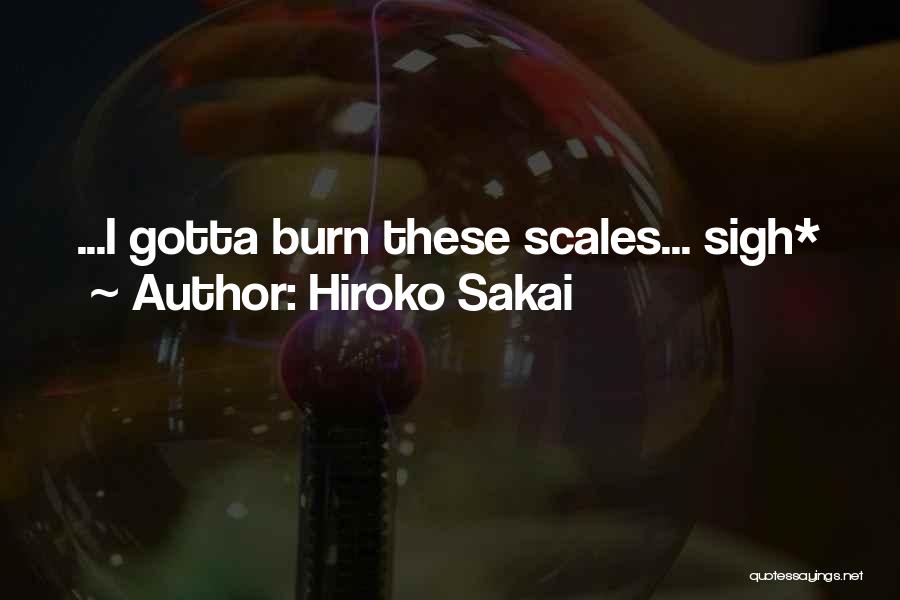 Weight Scales Quotes By Hiroko Sakai