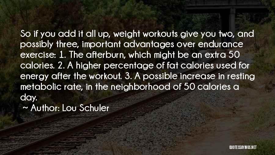 Weight Workout Quotes By Lou Schuler