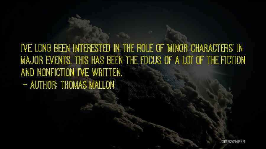 Weighted Blanket Quotes By Thomas Mallon
