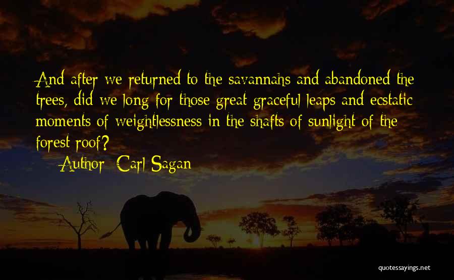 Weightlessness Quotes By Carl Sagan