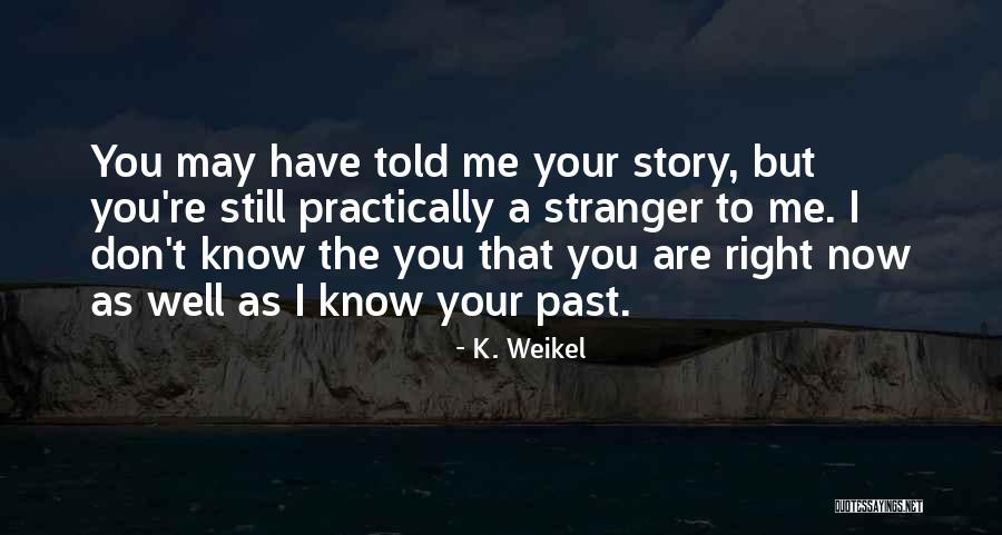 Weikel Quotes By K. Weikel Weikel Quotes By K. Weikel