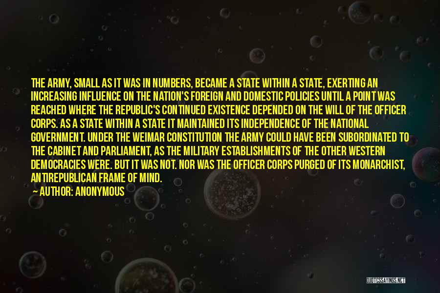 Weimar Constitution Quotes By Anonymous