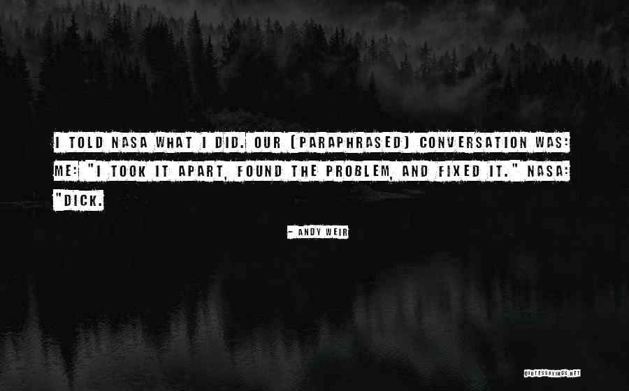 Weir Quotes By Andy Weir Weir Quotes By Andy Weir