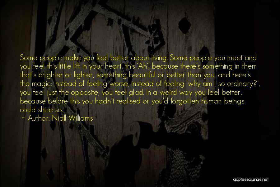 Weird But Beautiful Quotes By Niall Williams
