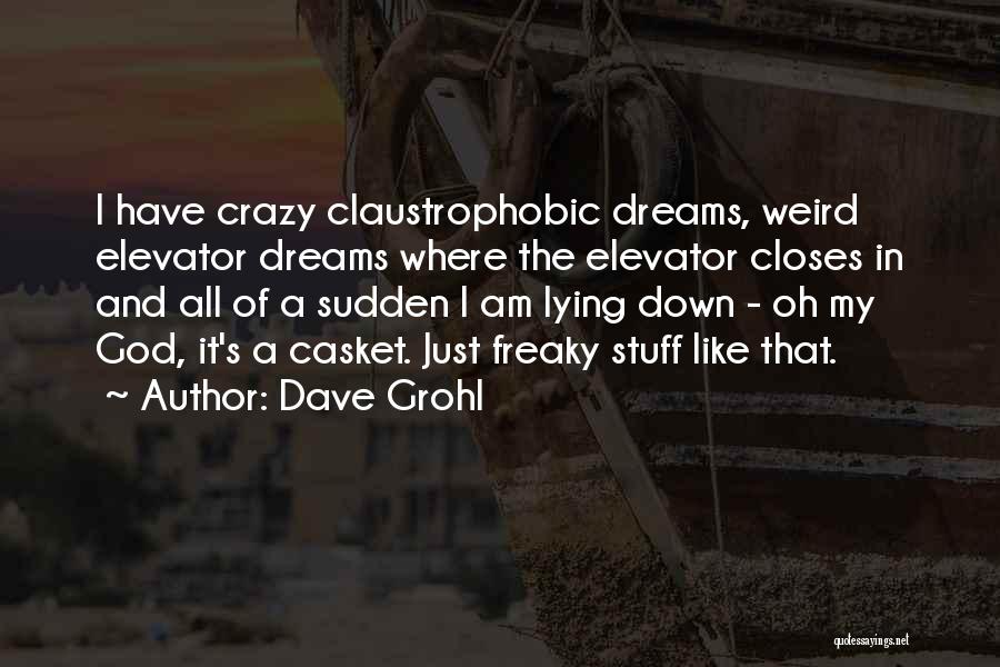 Weird Dreams Quotes By Dave Grohl